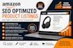 write high converting amazon product description with SEO