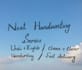 write neat english and urdu handwriting