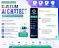 develop ai saas website, ai chatbot, ai mobile app, ai voice agent development