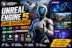 develop unreal engine games mobile apps in ar xr VR game and  fix your game