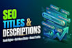 optimize your on page SEO for google rankings