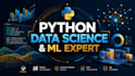 python data science and ml expert data analysis, prepocessing and prediction