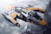 create 3d spaceship model, sci fi starship, mech, spacecraft