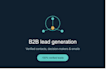 do b2b lead generation with verified emails and linkedin profiles