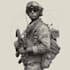 design 2d game art military character design