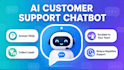 build an ai chatbot for customer support using your website docs or faqs