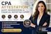 do CPA attestation, audit and financial verification services