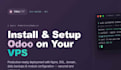 install, configure and host odoo on vps server