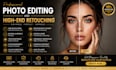 do professional photo editing and highend retouching