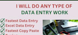 do fast and accurate data entry