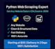 clean and scrape web data using python and beautiful soup