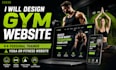 design gym website, personal trainer, yoga or fitness website