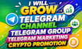 grow telegram channel, telegram groups, telegram marketing, crypto promotion