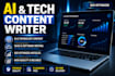 write SEO ai and technology blog posts for startups and saas