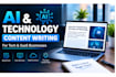 write SEO optimized ai and technology blog posts