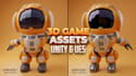 create lowpoly or high poly 3d game assets for unity ue5