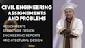 do civil engineering problems and assigment