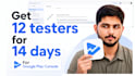 provide 12 testers for your google play console closed testing with answers