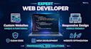 design responsive HTML CSS and javascript websites
