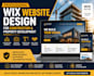 build wix construction contractor and property development website