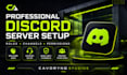 create a professional discord server setup