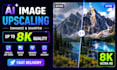 upscale images ,enhance HD quality and old photos using ai