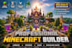 build minecraft lobby map server spawn minecraft builder server hub minigame map