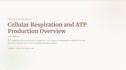 do biology research writing and presentation design