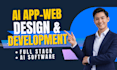 develop ai website, ai web application, ai saas website, ai mobile app