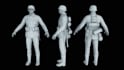 convert 2d to 3d, print ready costume model, face sculpt, 2d to 3d head bust