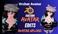design and rig a custom vrchat avatar for pc and quest