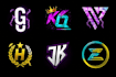 make esports letter gaming logo designs