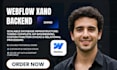 build webfow to xano web app webflow backend integration