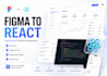 convert figma to react js and tailwind CSS website