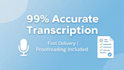 do professional audio to text transcription