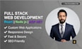 develop a custom full stack website using react node js and asp net