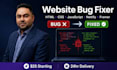 fix your website bugs in HTML, CSS, javascript, netlify, and framer