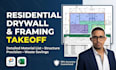 do residential drywall framing and insulation takeoff