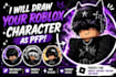 create a custom roblox profile picture