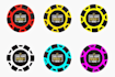 create luxury poker logo and poker chip design