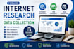 do internet research and data collection