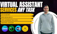 be your virtual assistant in english and spanish