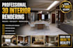 create photorealistic 3d interior rendering