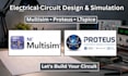 do electrical circuit assignments and design circuits in multisim, proteus, and