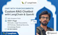 build a rag chatbot to chat with your documents using langchain and openai