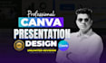 create a professional canva presentation design