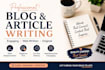 write engaging blog posts, articles and personal essays