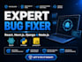 fix your react or django bugs in 24 hours