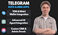 build custom telegram bots mini apps and automation scripts