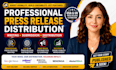do pr distribution, write and submit USA, UK press release distribution